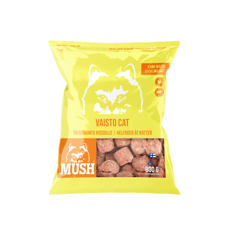 Helfoder katt vaisto gul