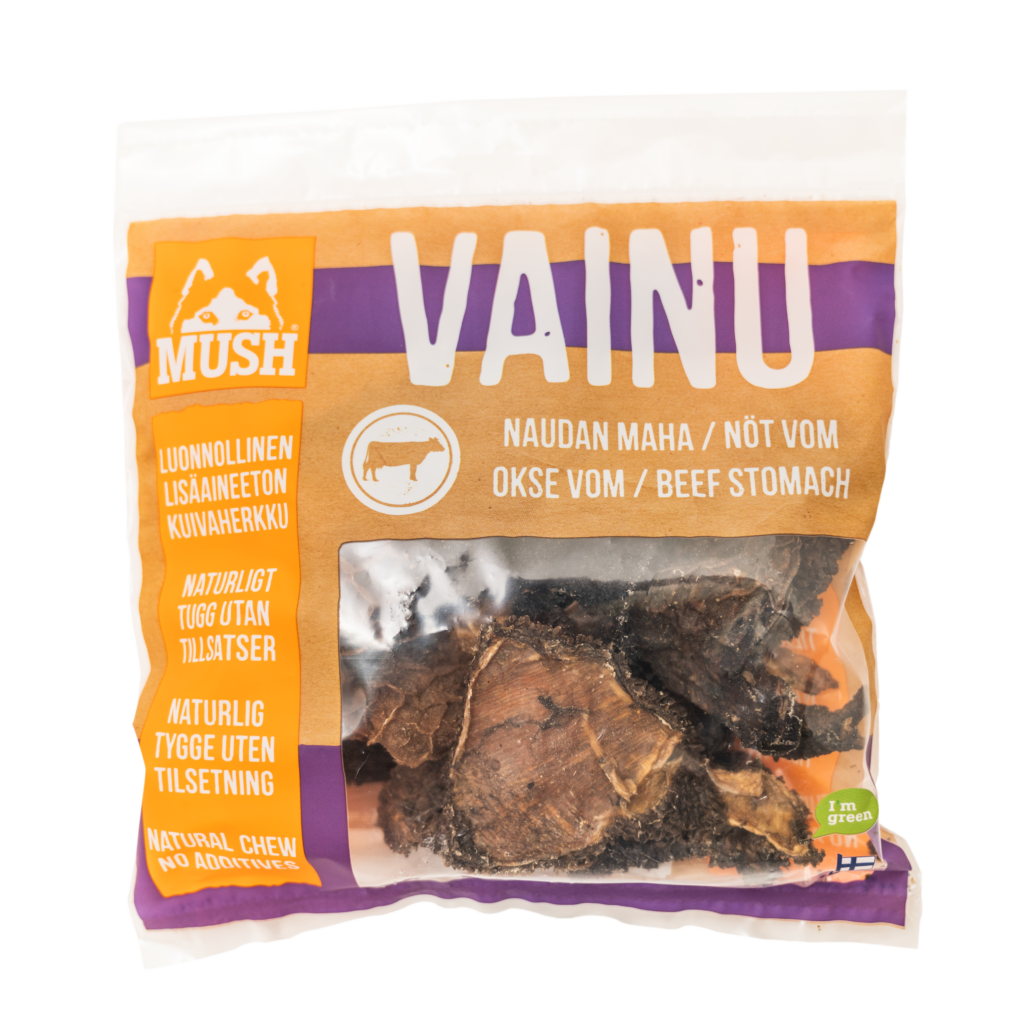 VAINU Naudan Mahalastu Koiran Herkut Kissan Herkut Mush
